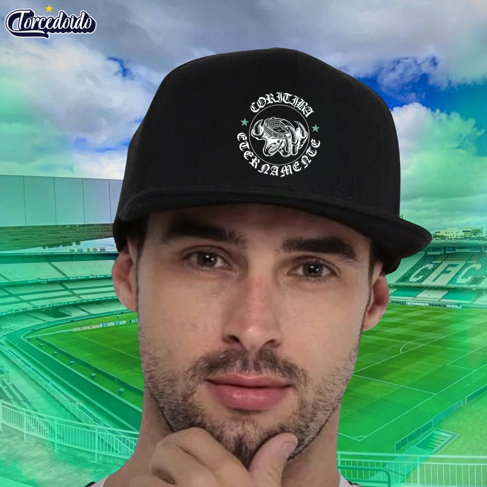 Boné Aba Reta Eternamente - Coritiba