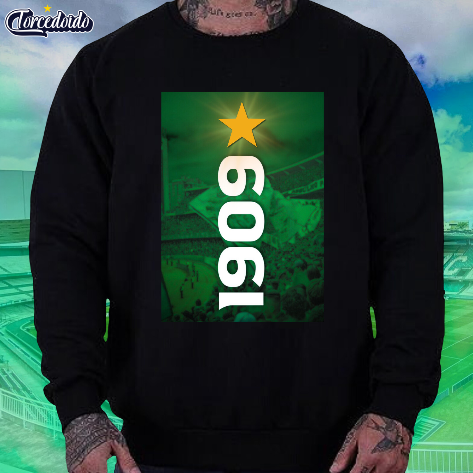 Moletom Careca Torcida 1909 - Coritiba