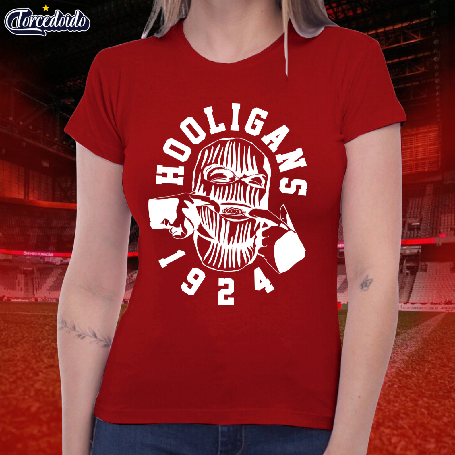 Camiseta Baby Look Hooligans 1924 - Athletico