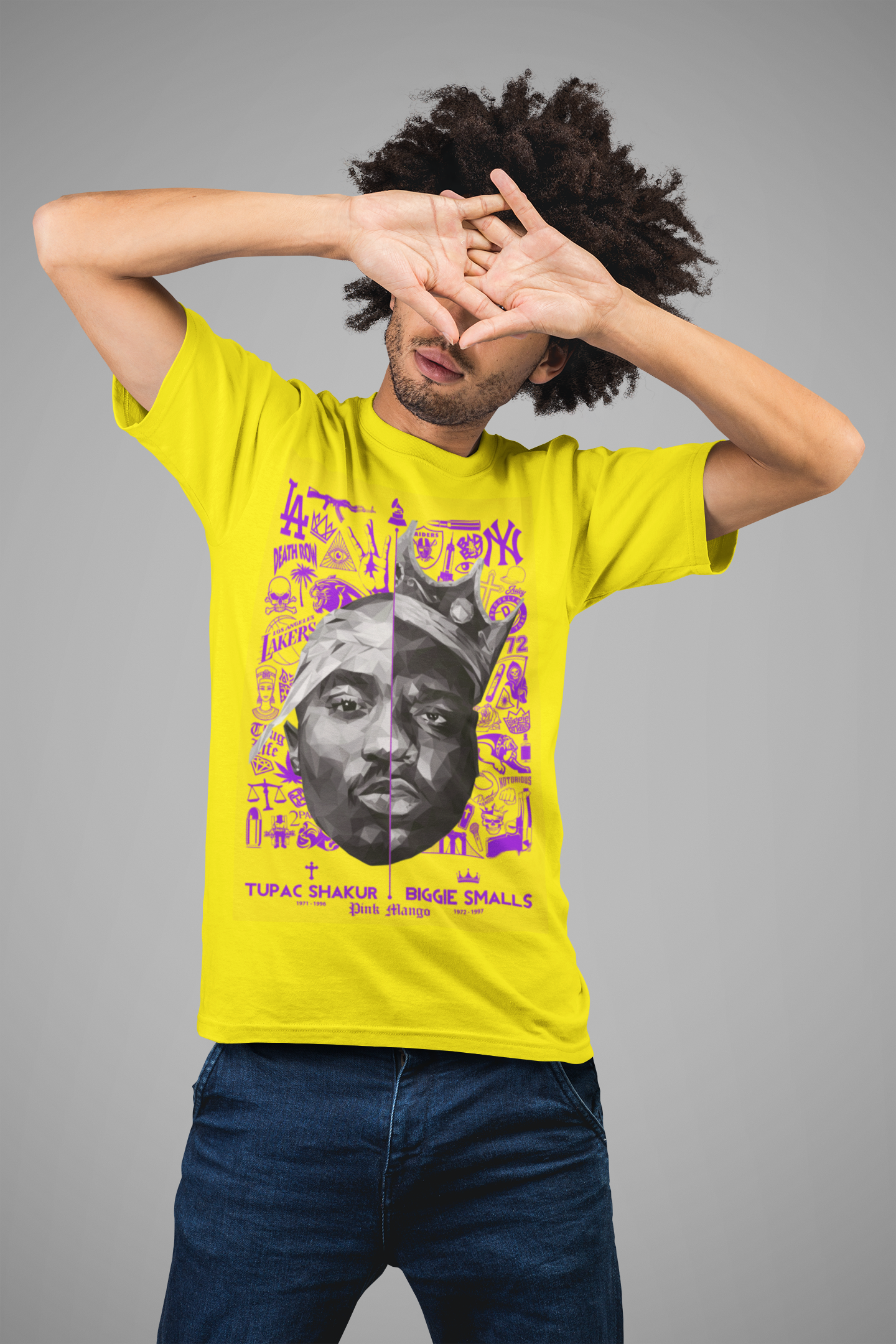 CAMISETA QUALITY 2 PAC & Notorious B.I.G. LEGENDS