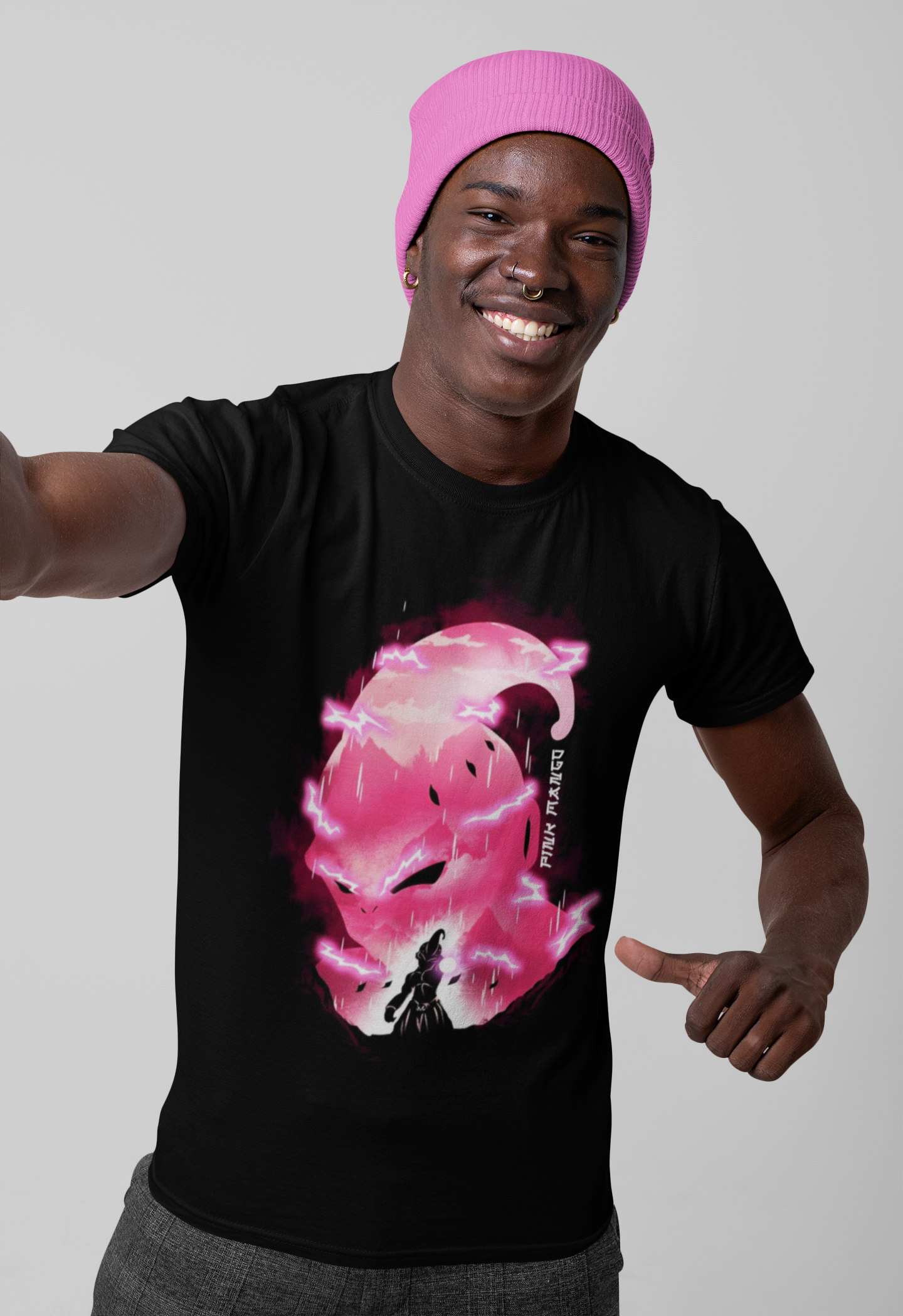 CAMISETA MAJIN BOO PRETA