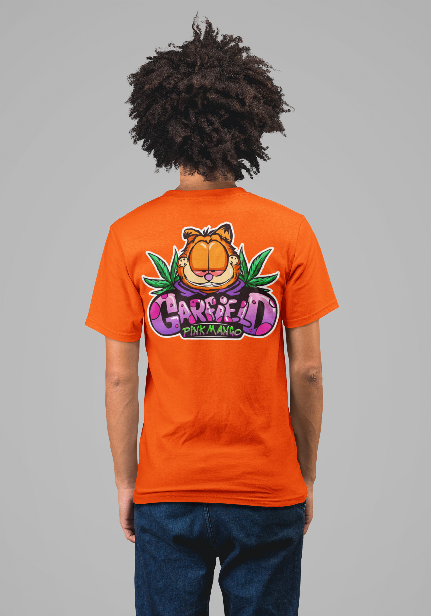 Nome do produto  CAMISETA GARFIELD GANJA