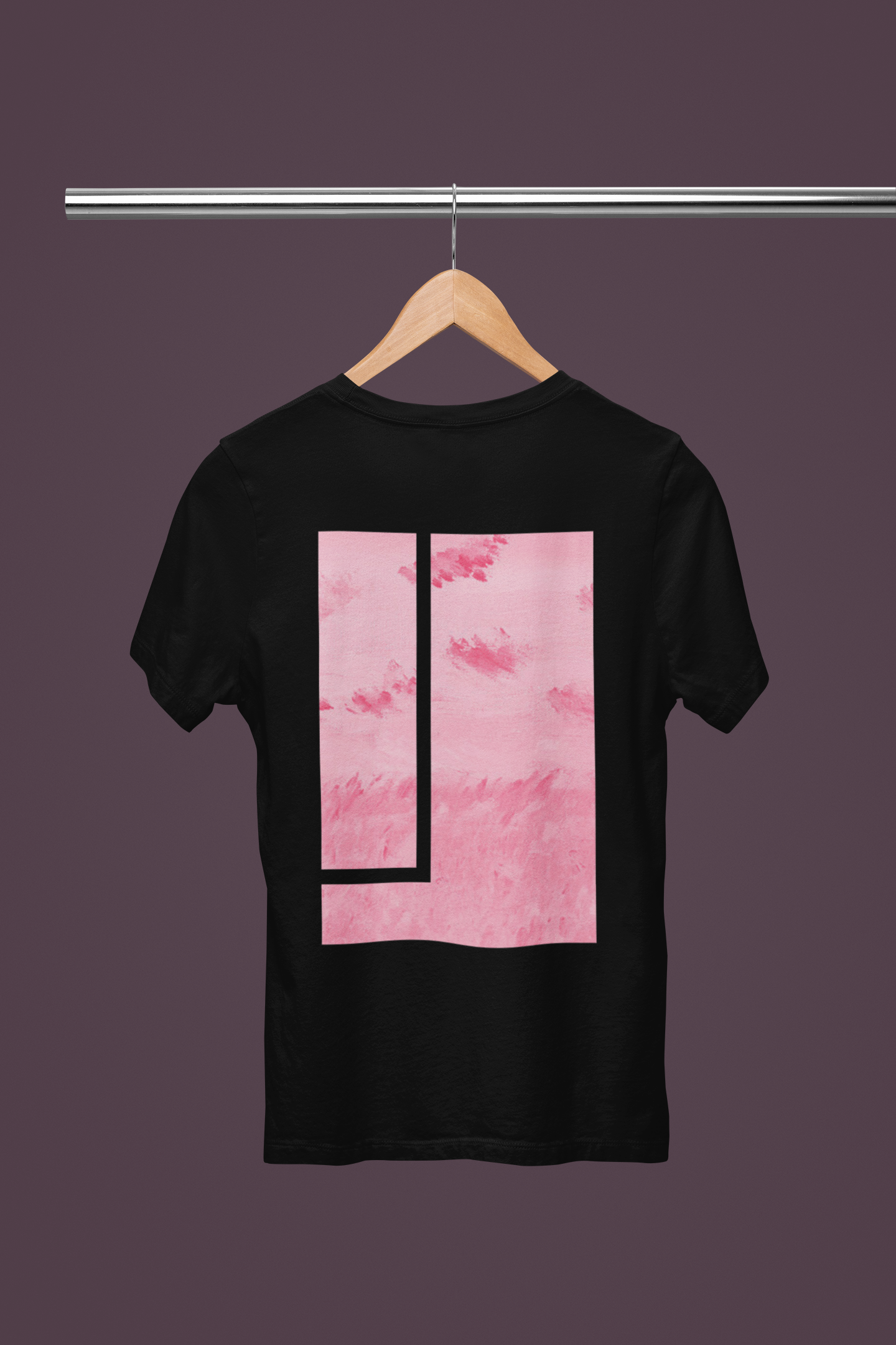 Nome do produto  Camiseta Unissex - Pink Design
