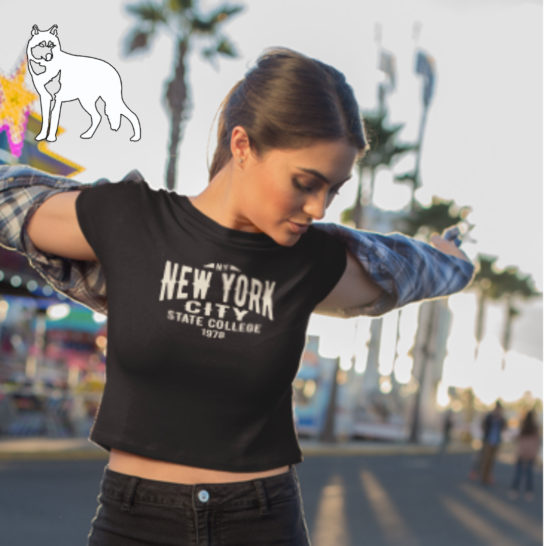 Blusa Cropped mod123 Lobo Branco Vip 2023