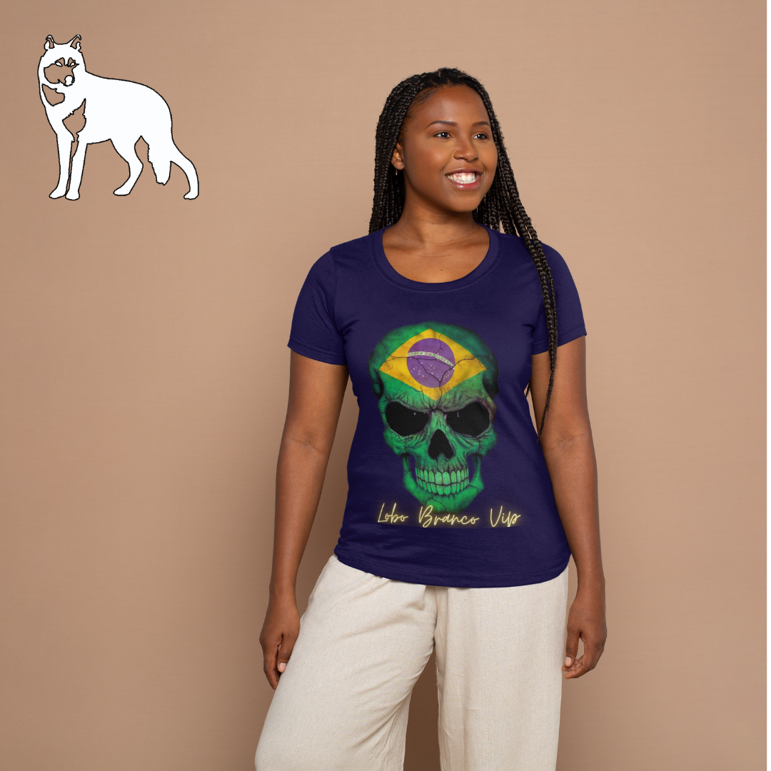 Lobo Branco 2024 Faca na Caveira feminina