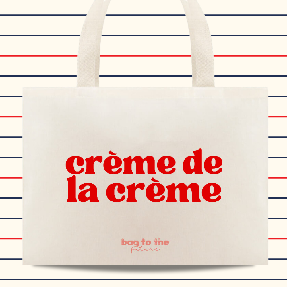 Tote Bag Crème de la crème Vermelho