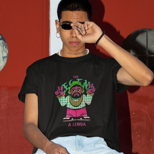 Camiseta Hip Hop  A Lenda - Estilo Autêntico e Atitude