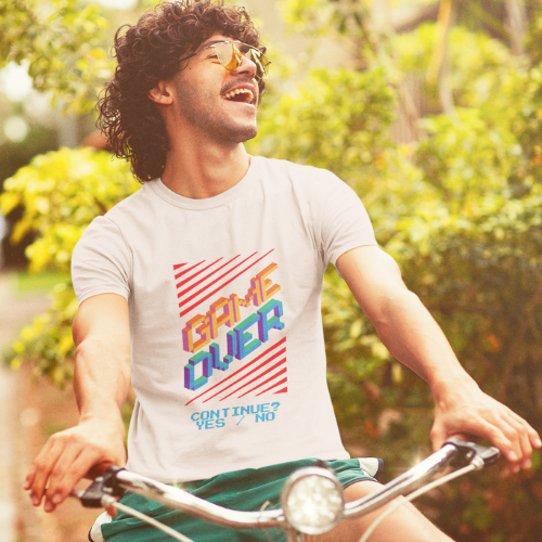 Camisa Retro Game Over - Moda e Estilo 