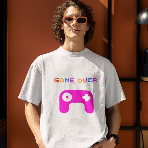 Camisa Game Over - Nostálgica e Confortável 