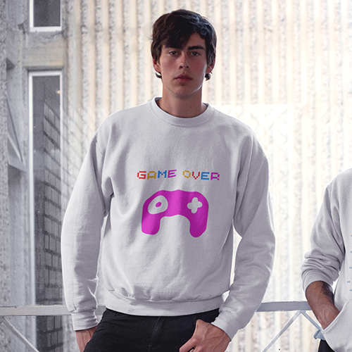 Moletom Game Over Colorido - Estilo e Conforto 