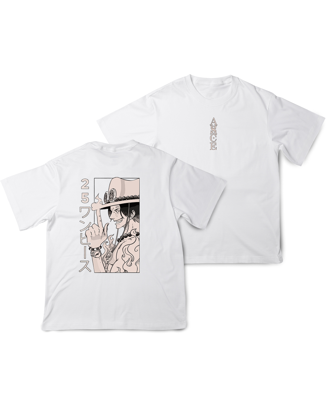 Nome do produto: Camisa Ace 25OnePiece (Arte Frente e Verso)