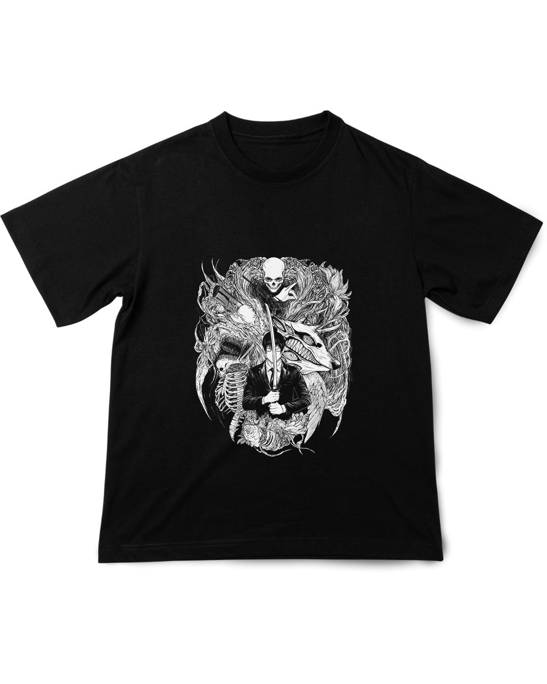 Camisa Chainsaw Man (Frente e Verso) - Aki