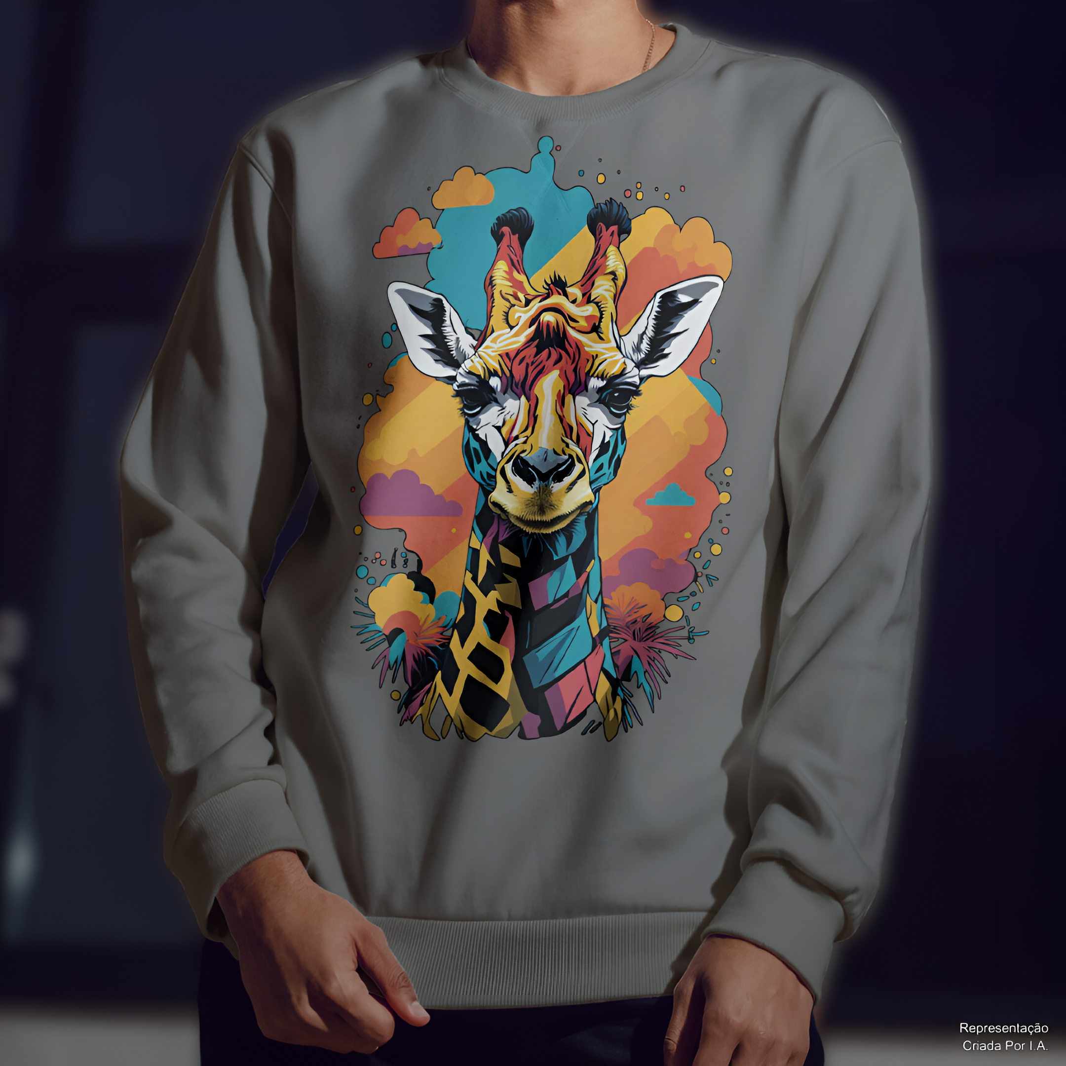 Girafa Contemporânea - Moletom