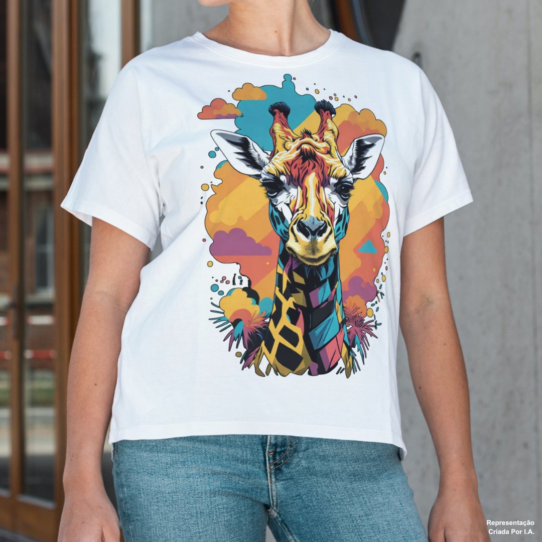 Girafa Contemporânea - Camiseta