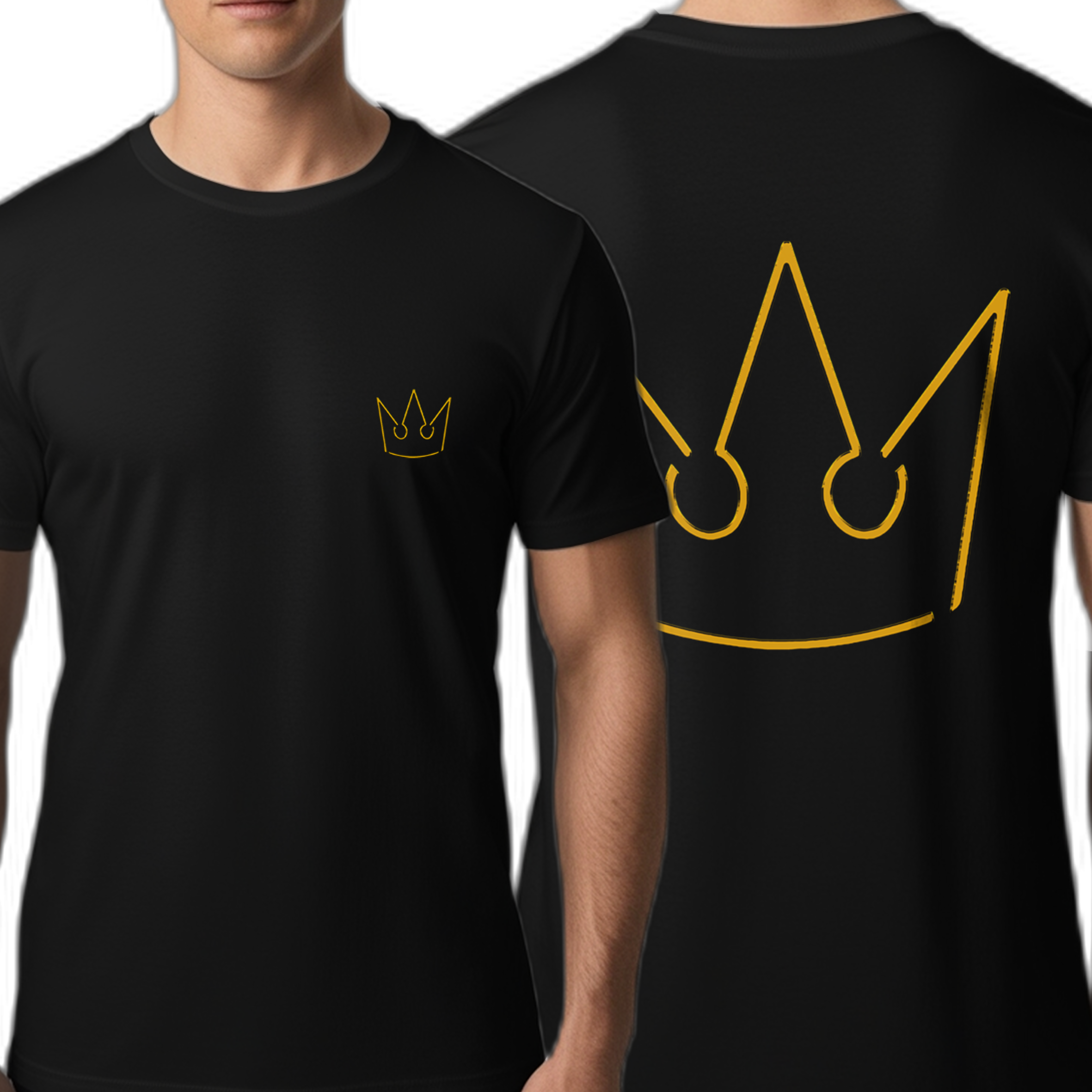 T-Shirt Masculino Coroa de Ouro