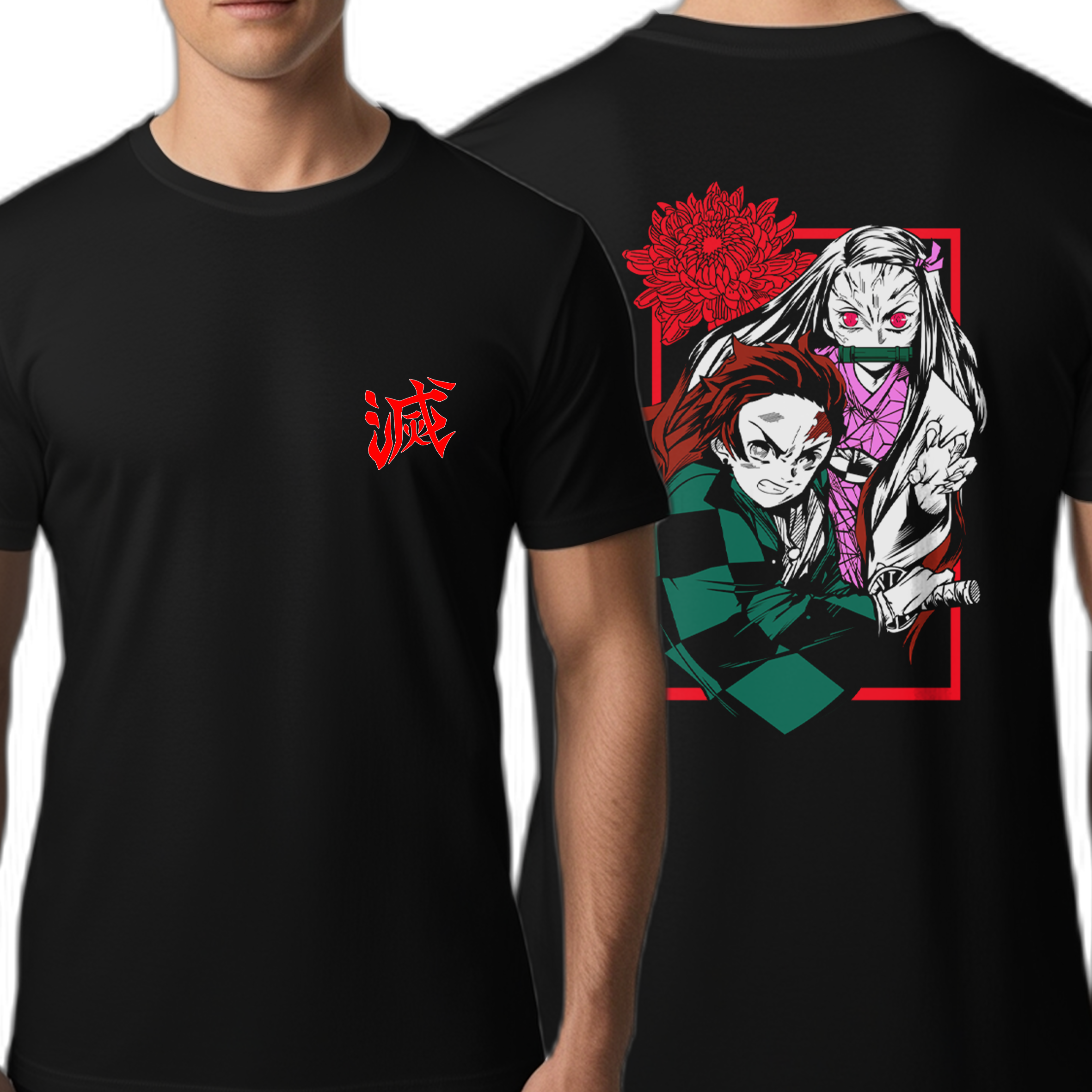 T-Shirt Masculino Demon Slayer