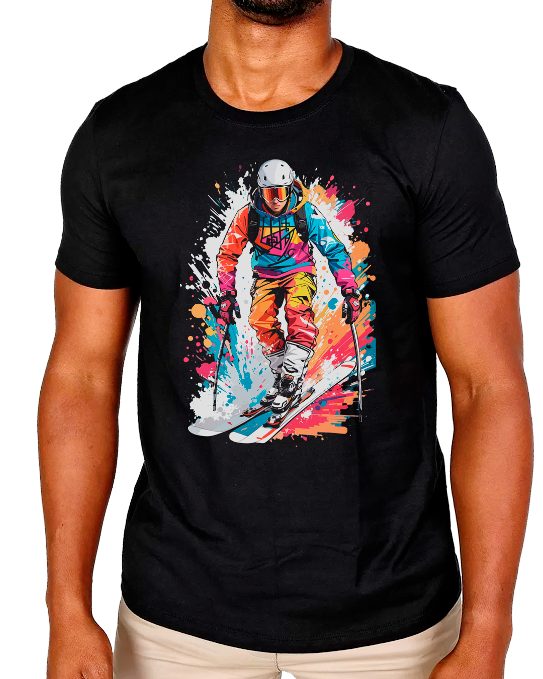 T-Shirt Masculino Ski Arte