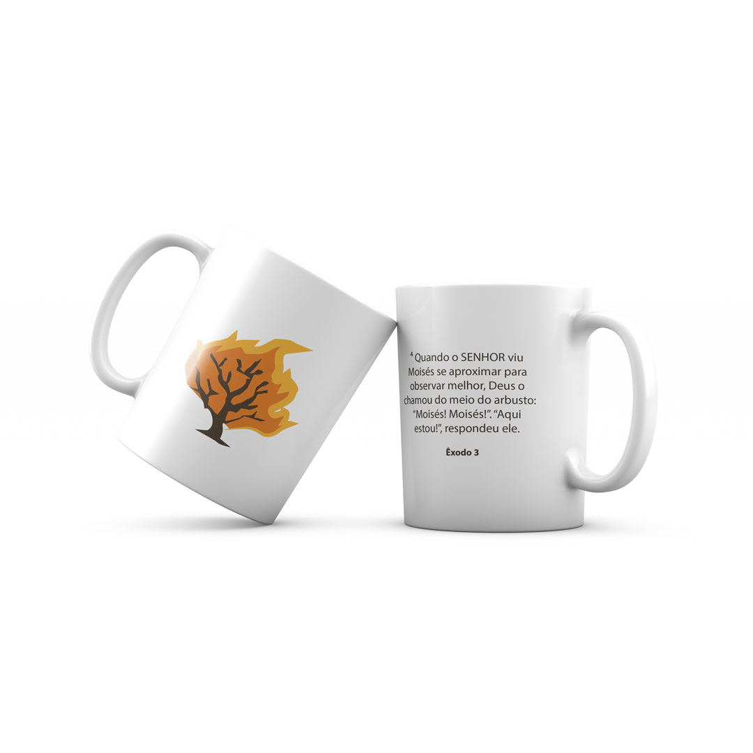 Caneca Sarça Ardente – Um Testemunho Vivo