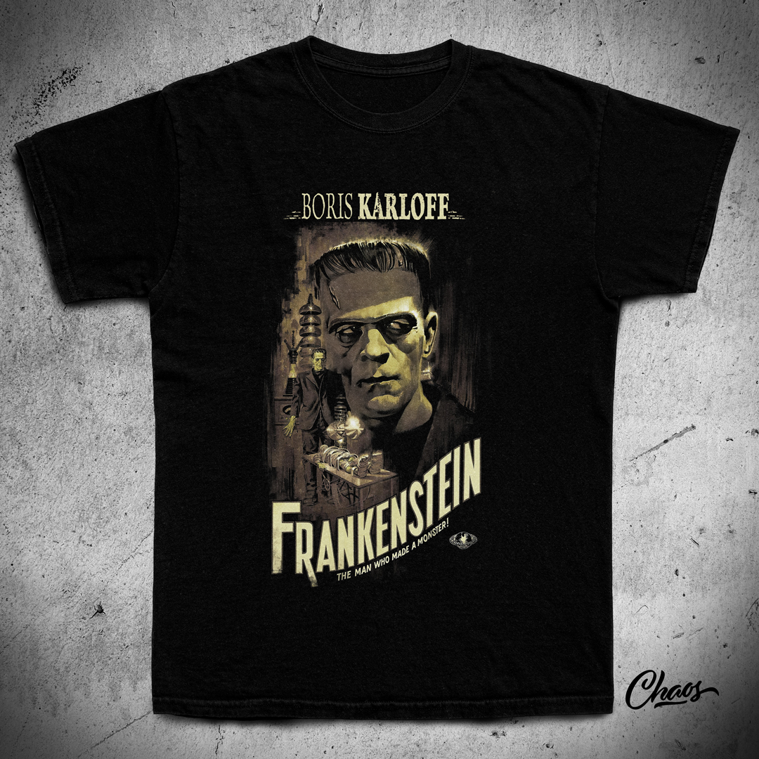 Camiseta Frankenstein The Man Who Made a Monster!