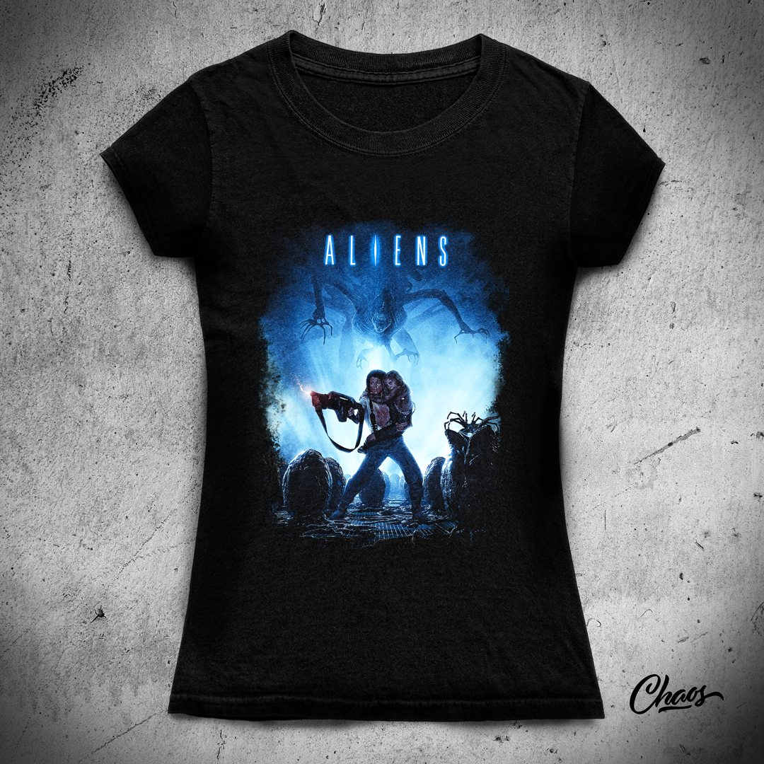 Camiseta Baby Long Aliens I