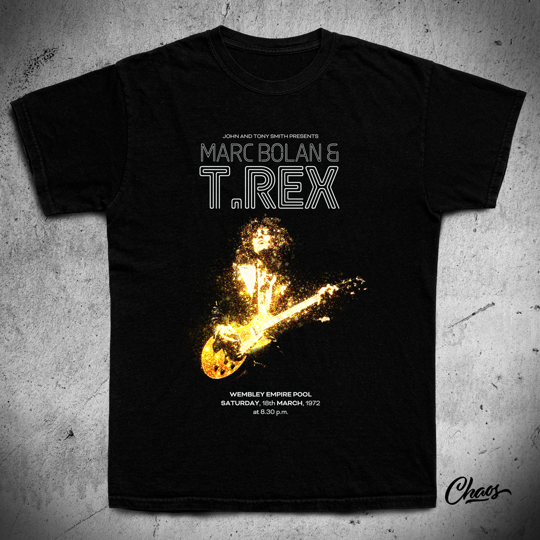 Camiseta Marc Bolan and T Rex Wembley Empire Pool