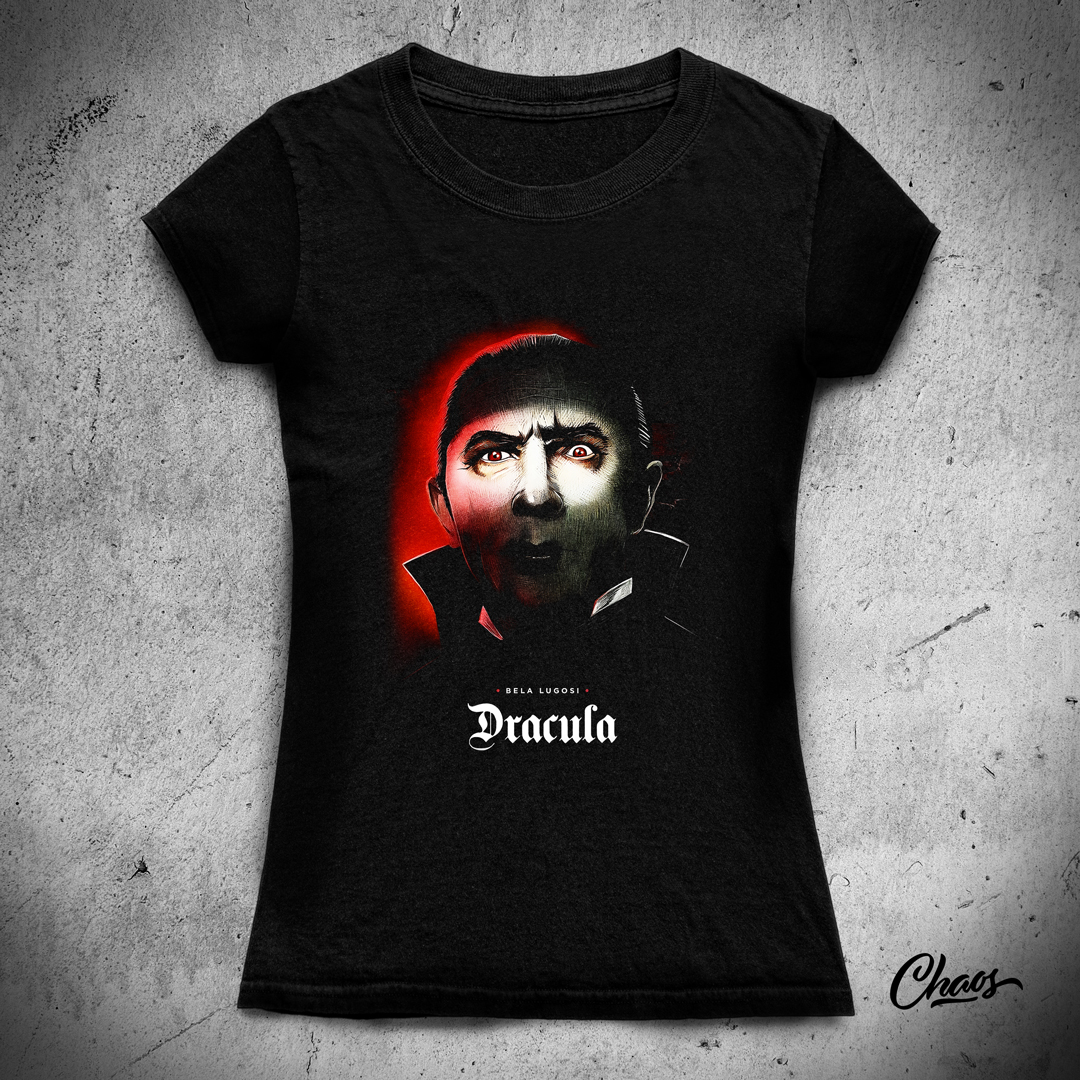 Camiseta Baby Long Drácula Bela Lugosi