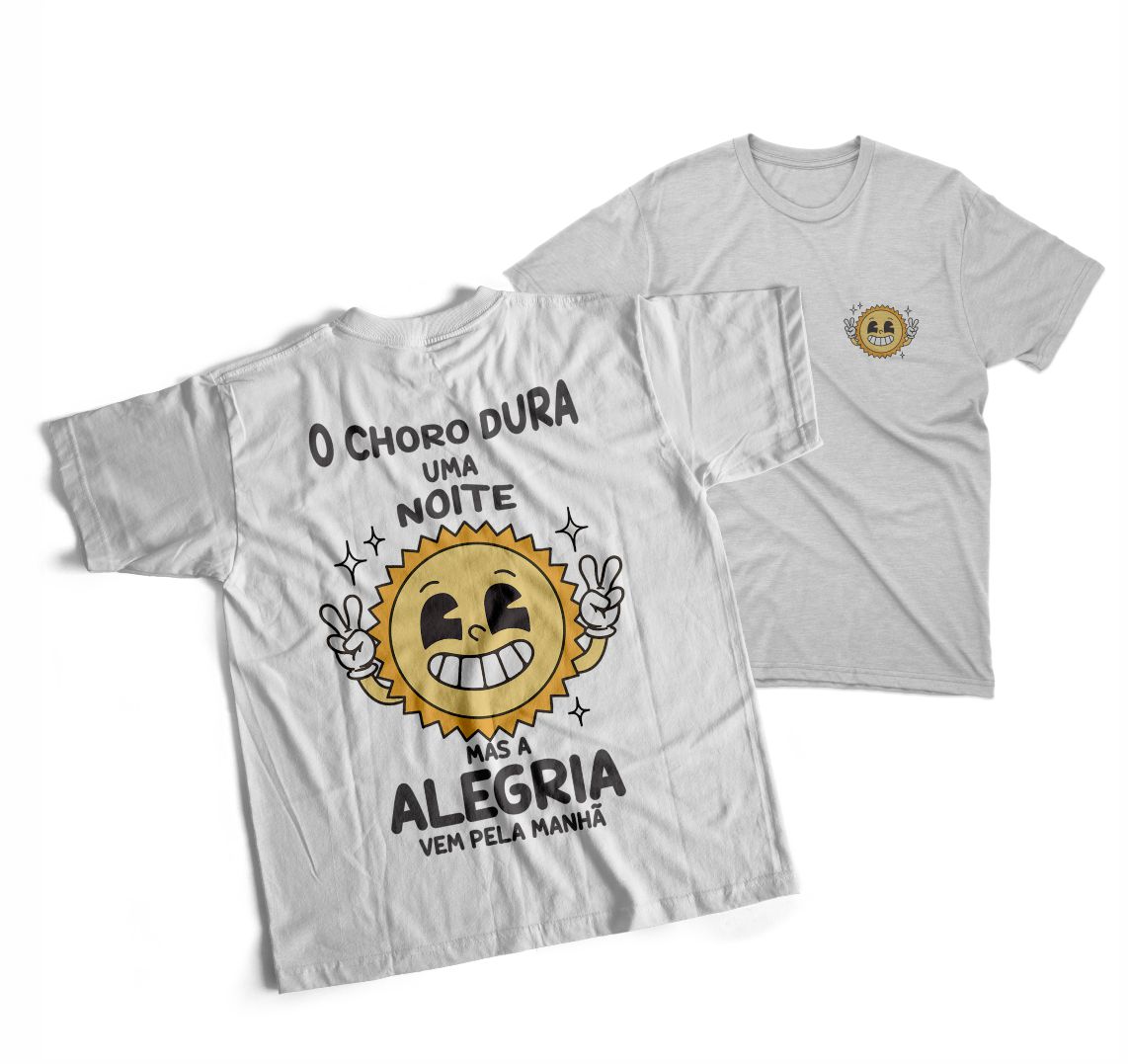 CAMISA ALEGRIA PELA MANHÃ