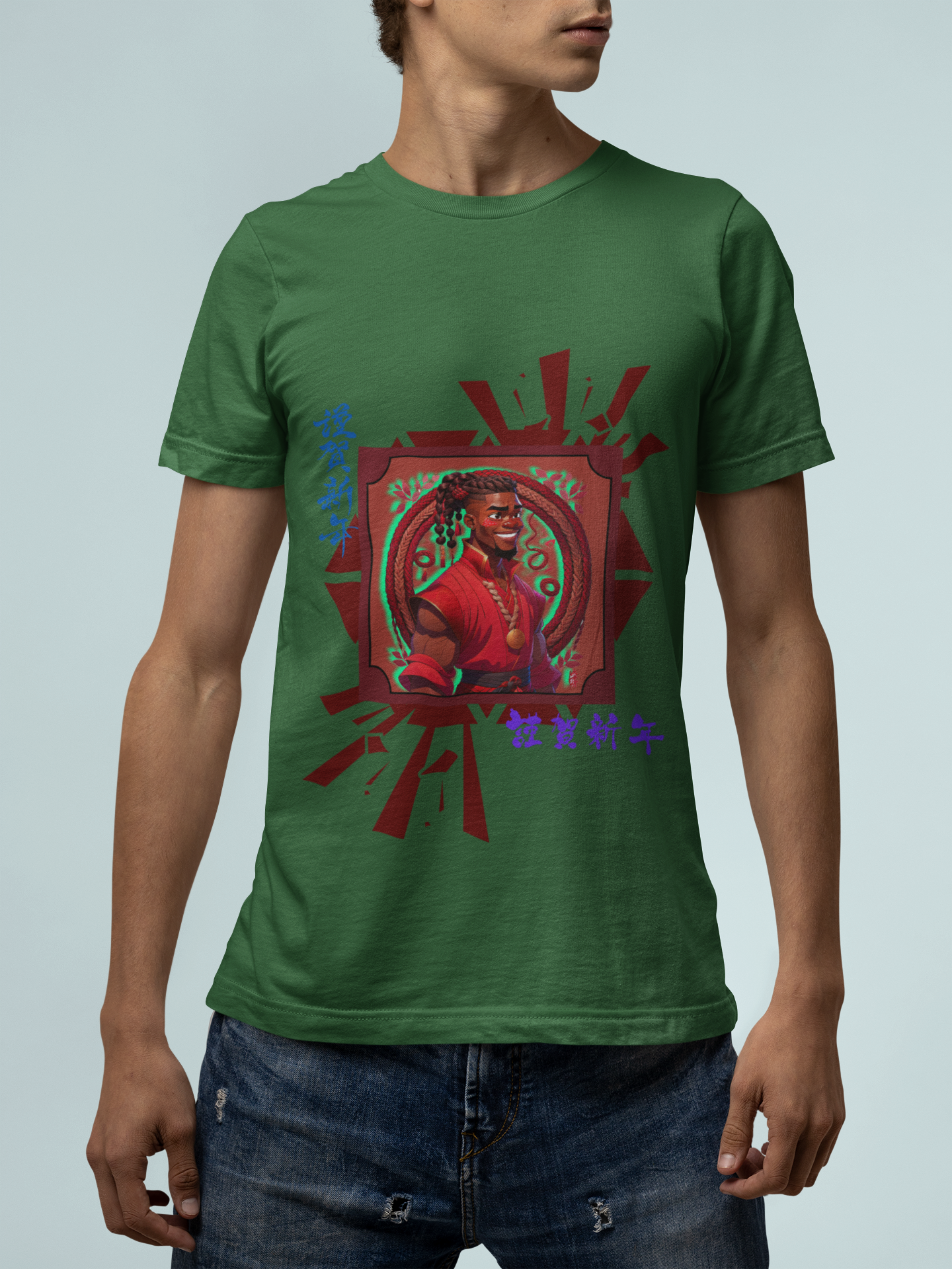 CAMISETA ANIME SAMURAI RED