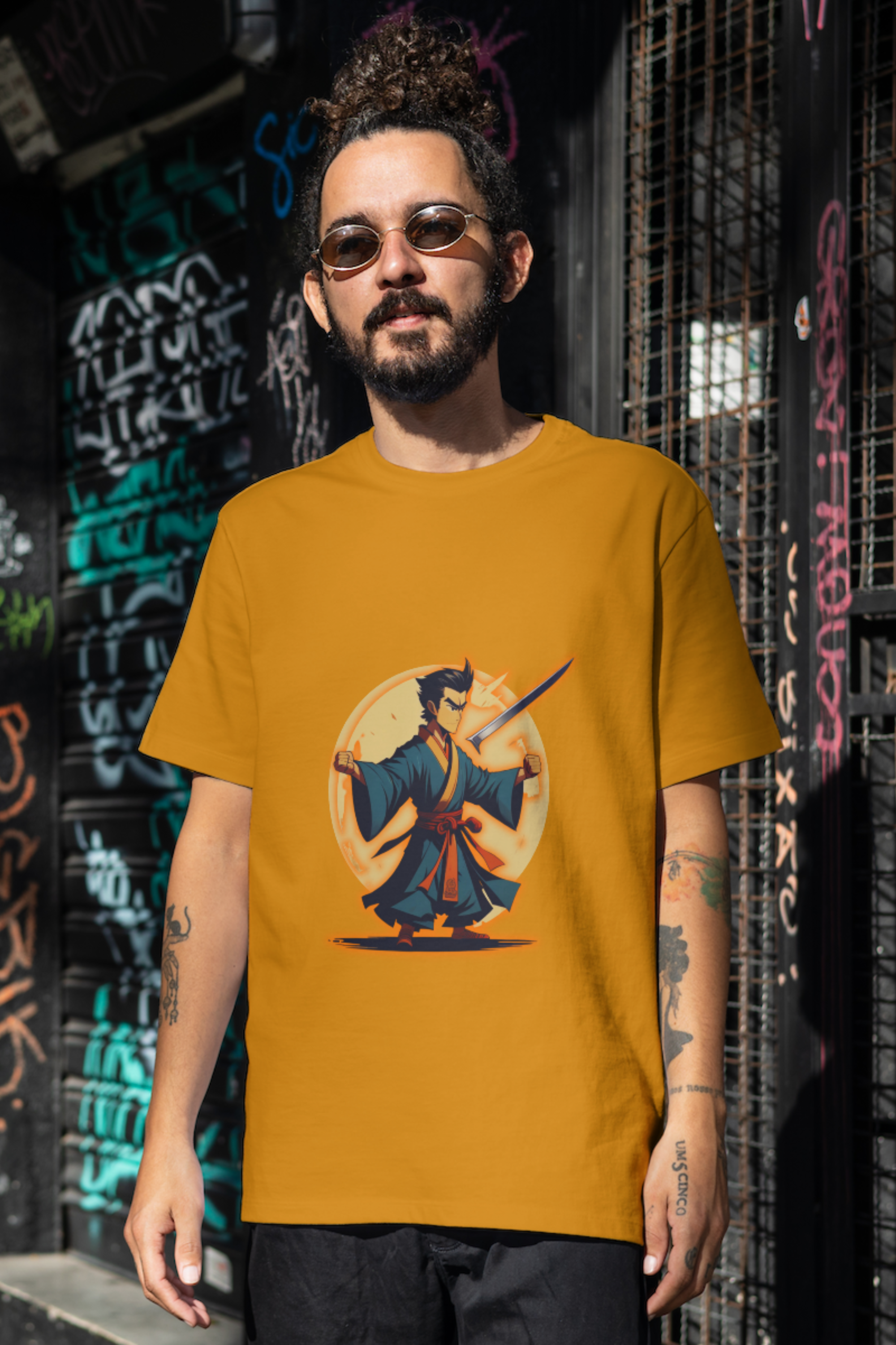 CAMISETA SAMURAI SOMBRA DA LUA