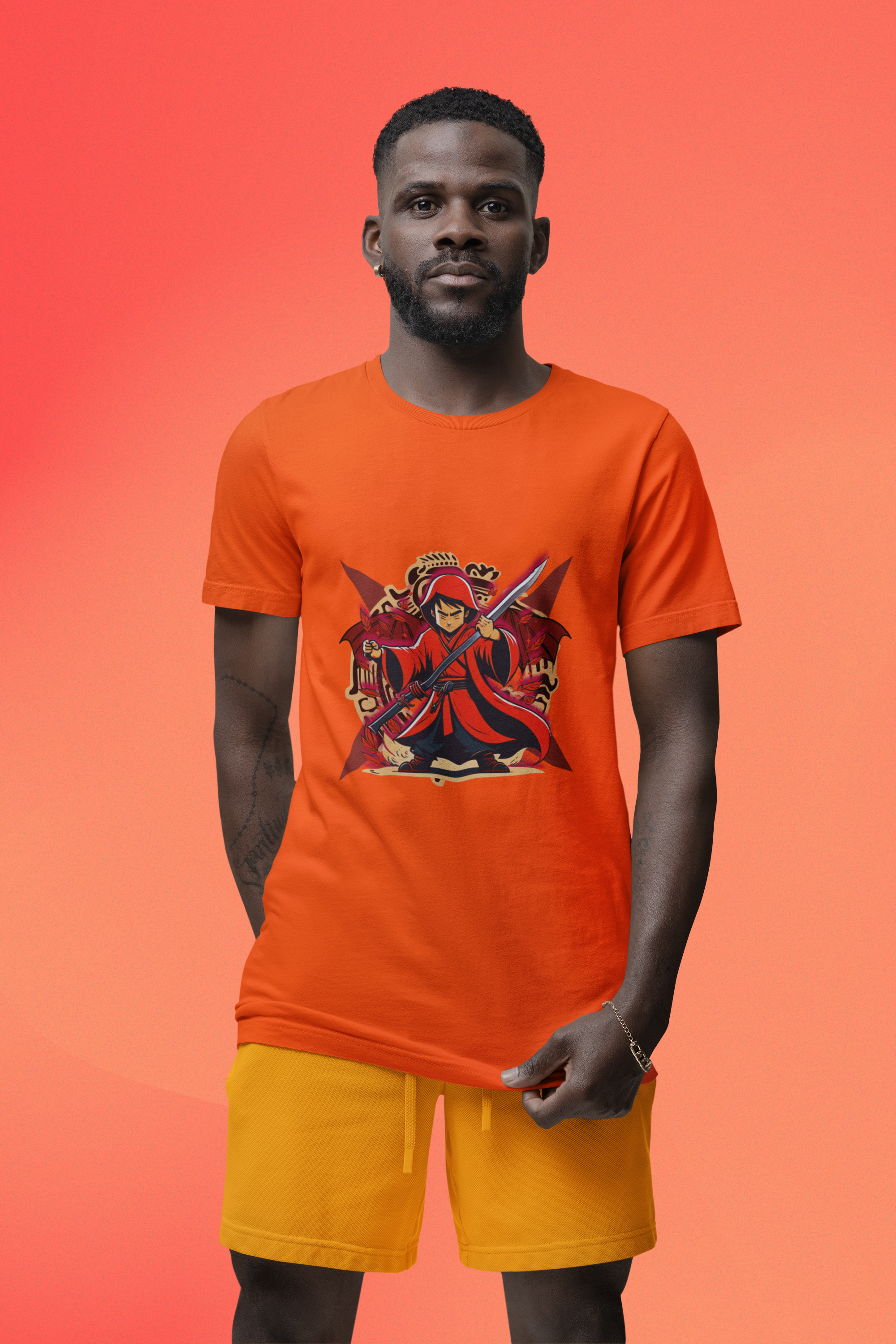 CAMISETA NINJA DRAGÃO DOURADO 