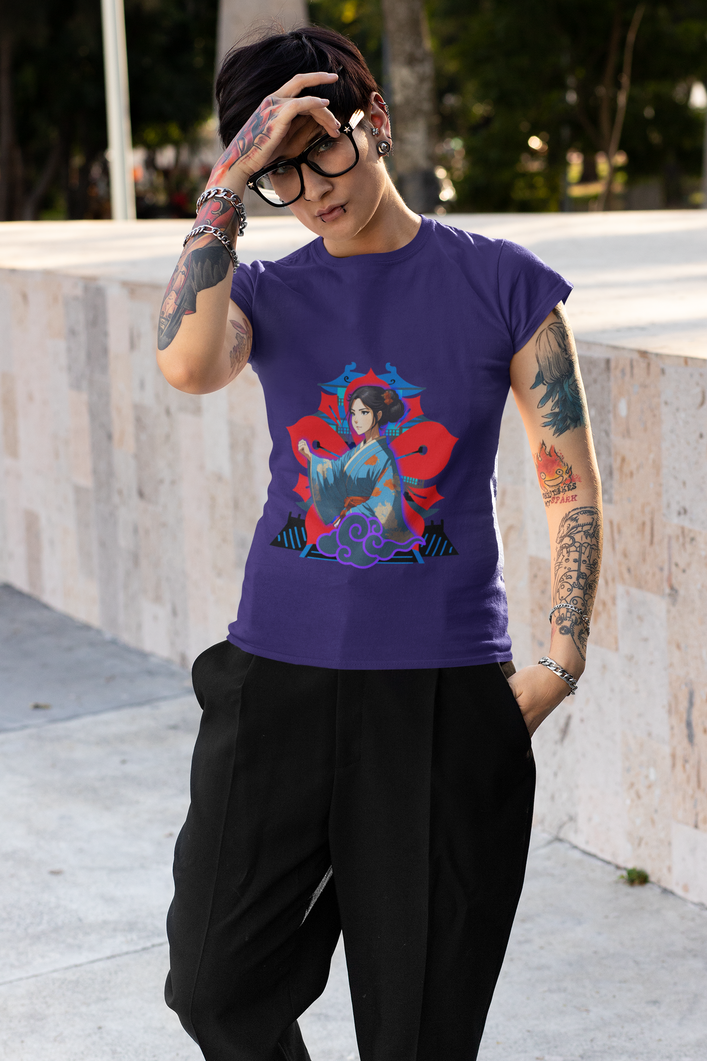 CAMISETA ALANNA FLORAL CHINESA