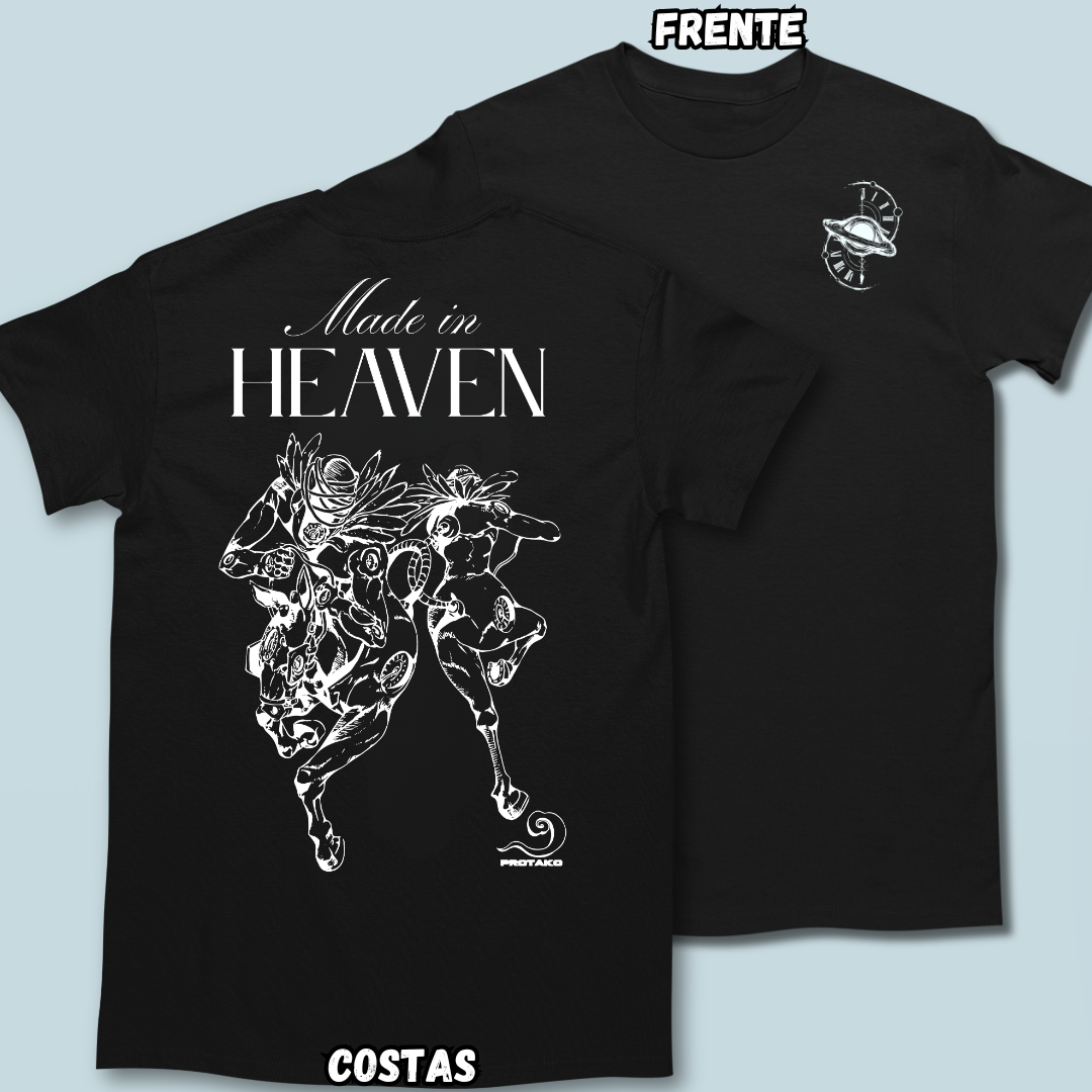 Camiseta Made In Heaven Frente Costas