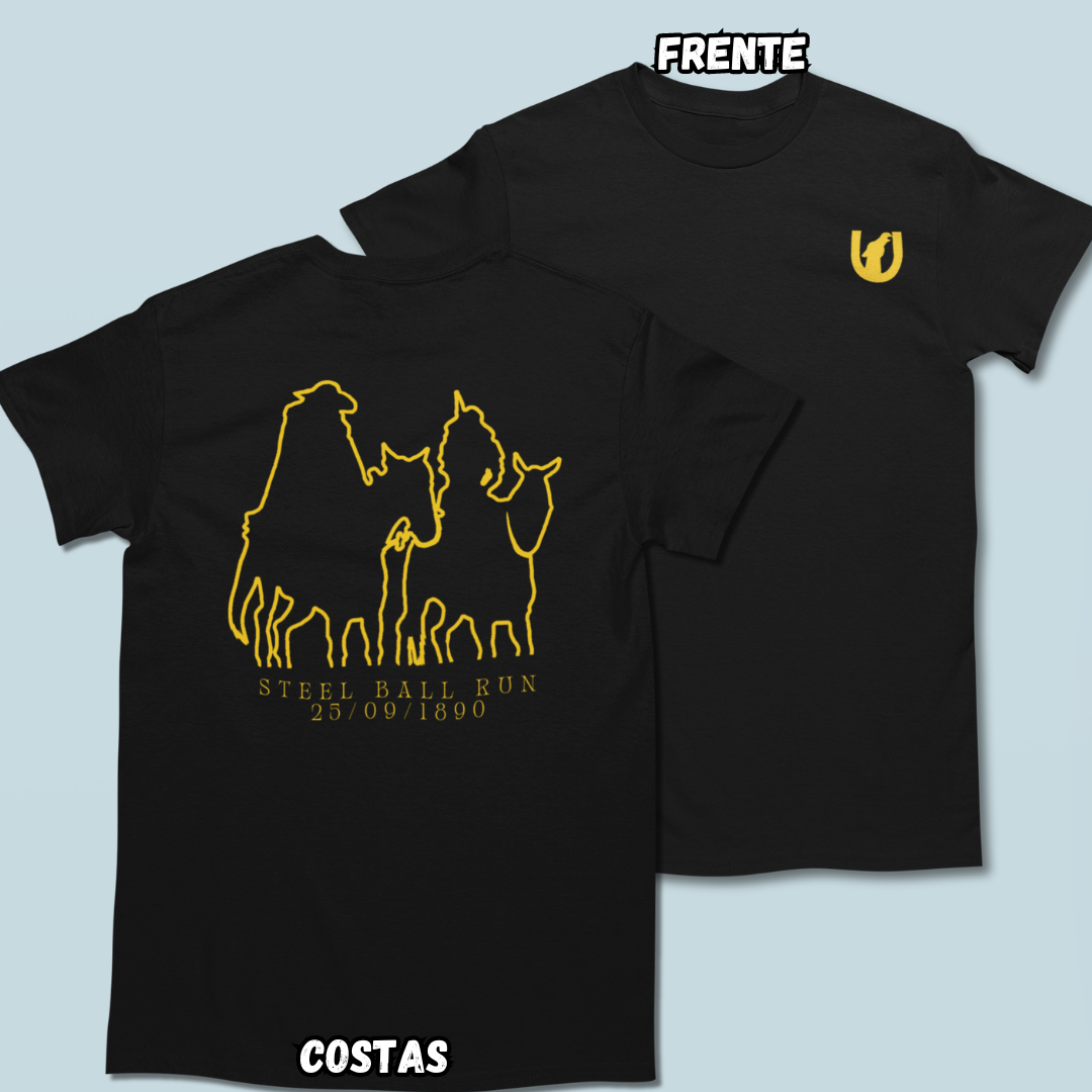 Nome do produto: Camiseta Sbr Amarelo Frente Costas