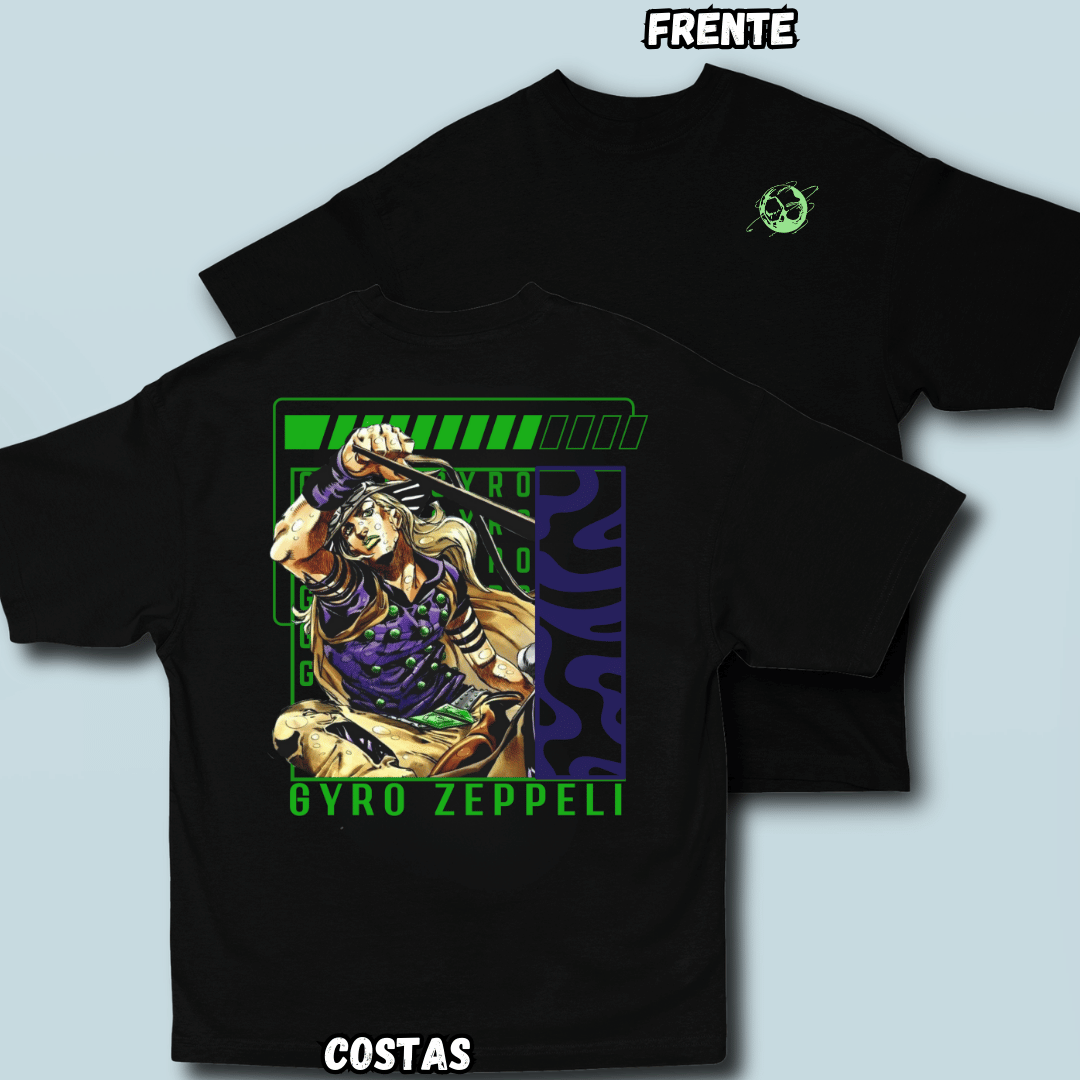 Nome do produto: Camiseta Oversized Gyro Frente Costas