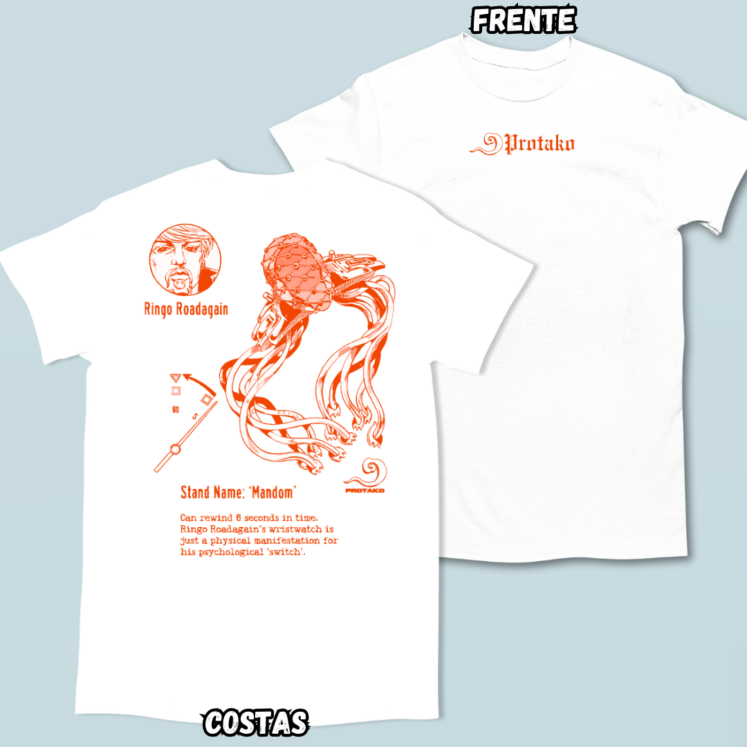 Camiseta Ringo Frente Costas