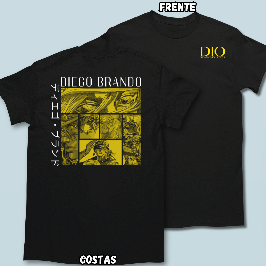 Nome do produto: Camiseta Diego P Frente Costas Roxo