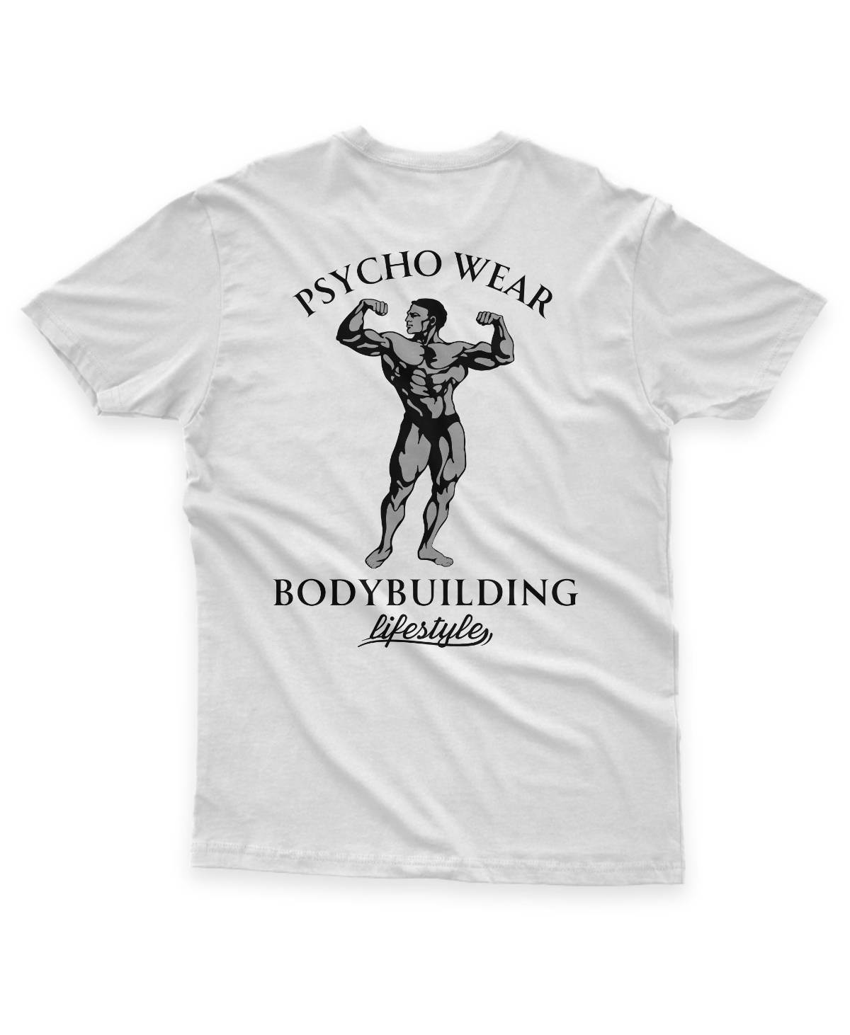 Camiseta Bodybuilding Lifestyle Branca