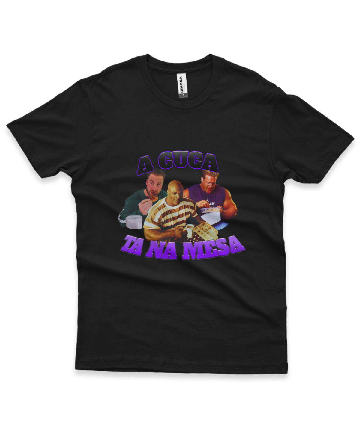 Camiseta A Cuca Ta Na Mesa