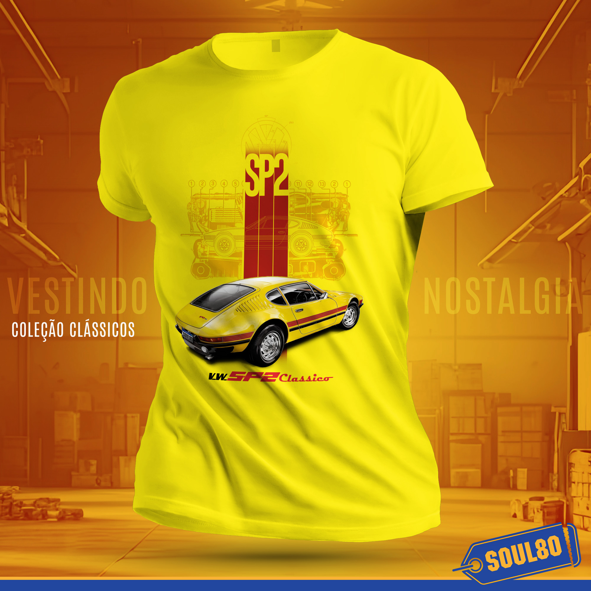 Camiseta VWSP2 - Coleção Clássicos Turbo
