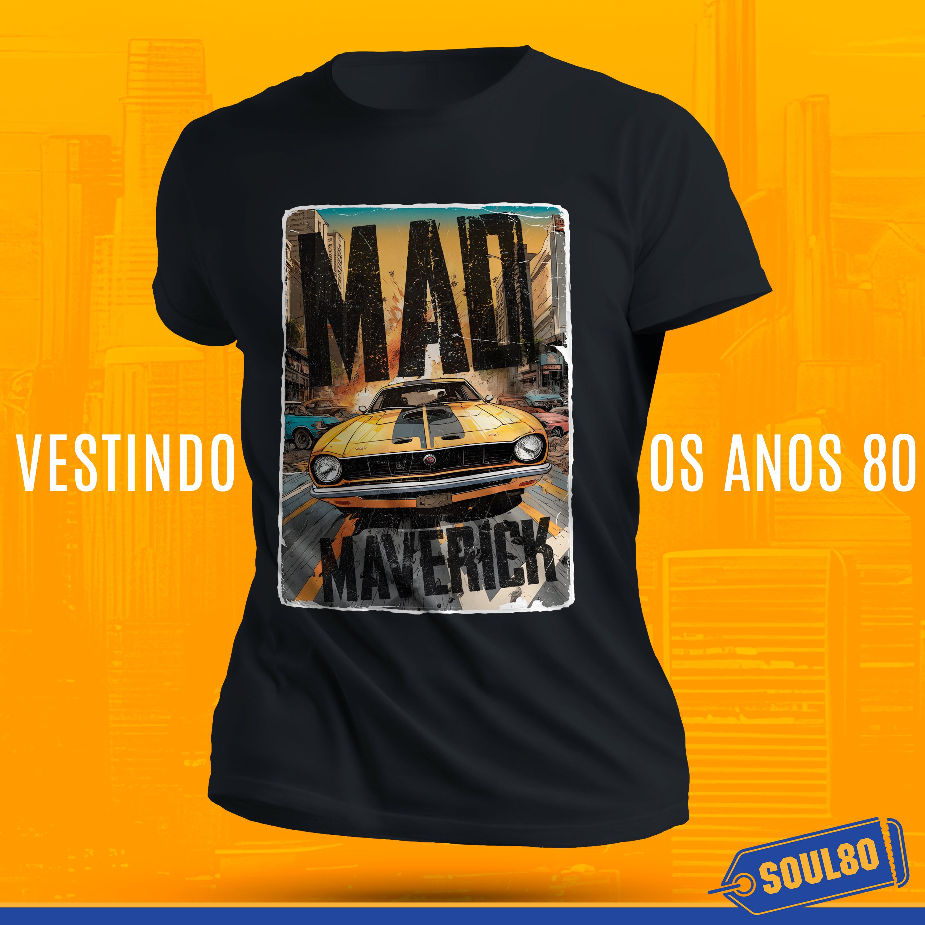Camiseta Mad Maverick - Coleção Clássicos Turbo
