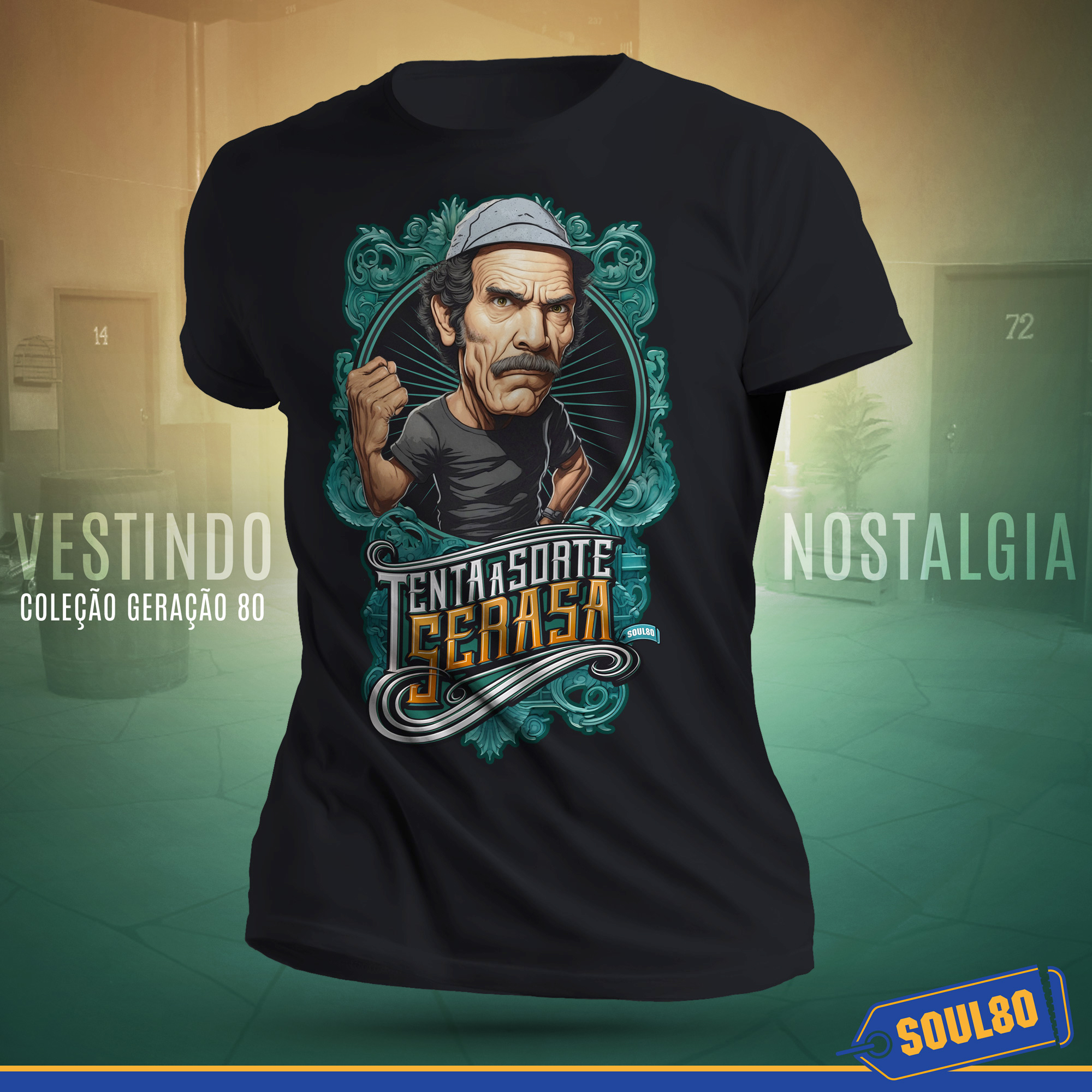 Camisa Seu Madruga - Geração Anos 80