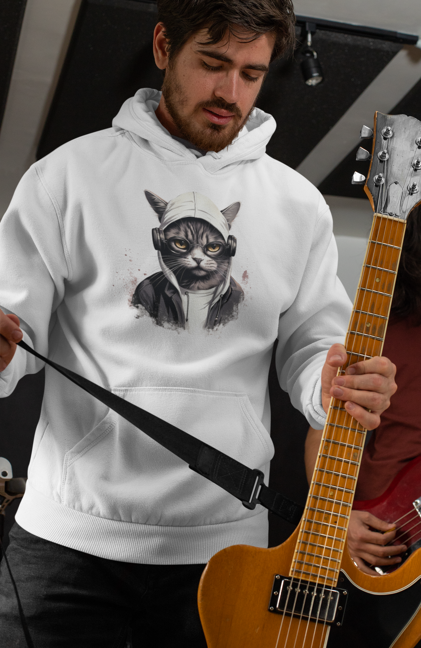 MOLETON COM CAPUZ GATO MOLETON | RockFiled