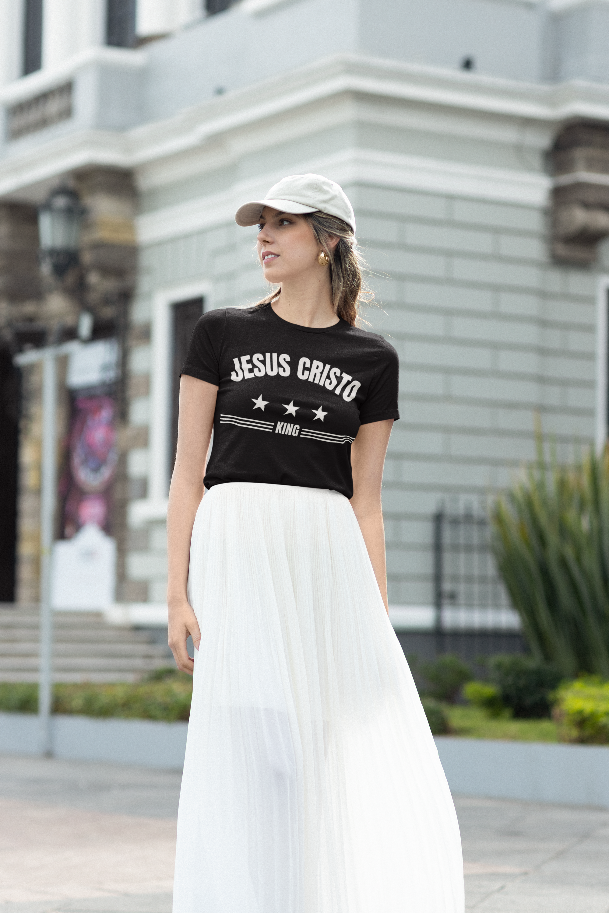 Camiseta Feminina -  Jesus Cristo King