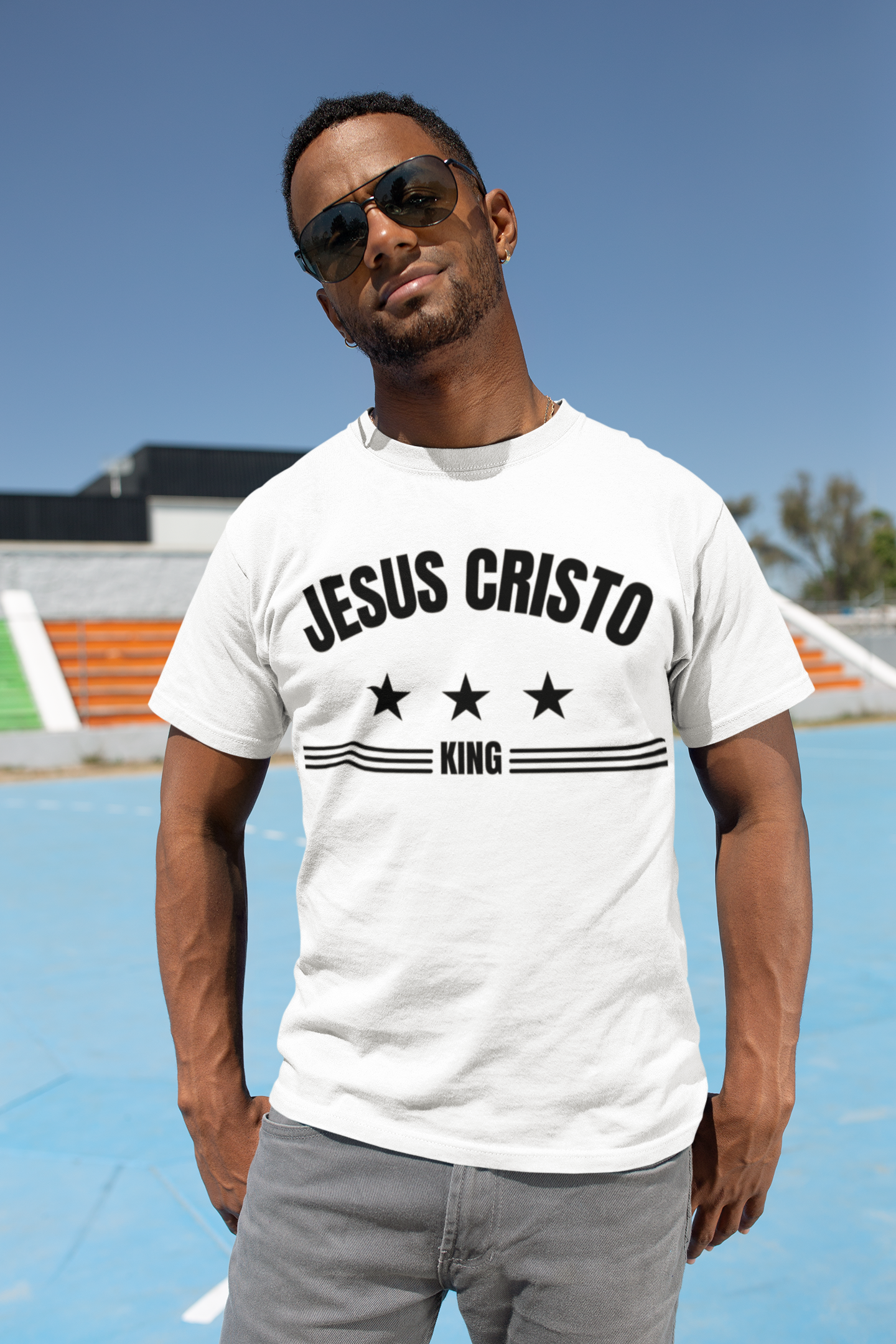Camiseta Masculina - Jesus Cristo King
