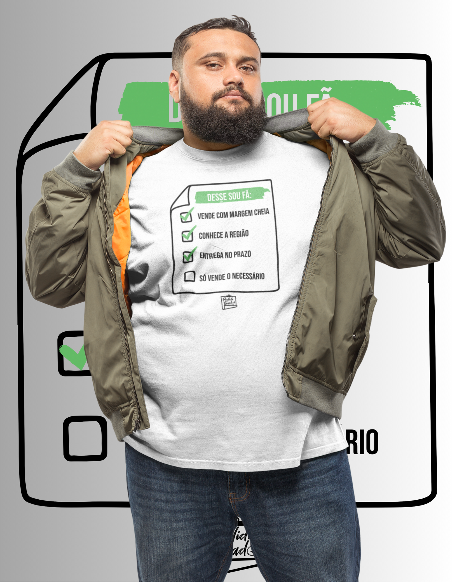 Plus Size - DESSE SOU FÃ