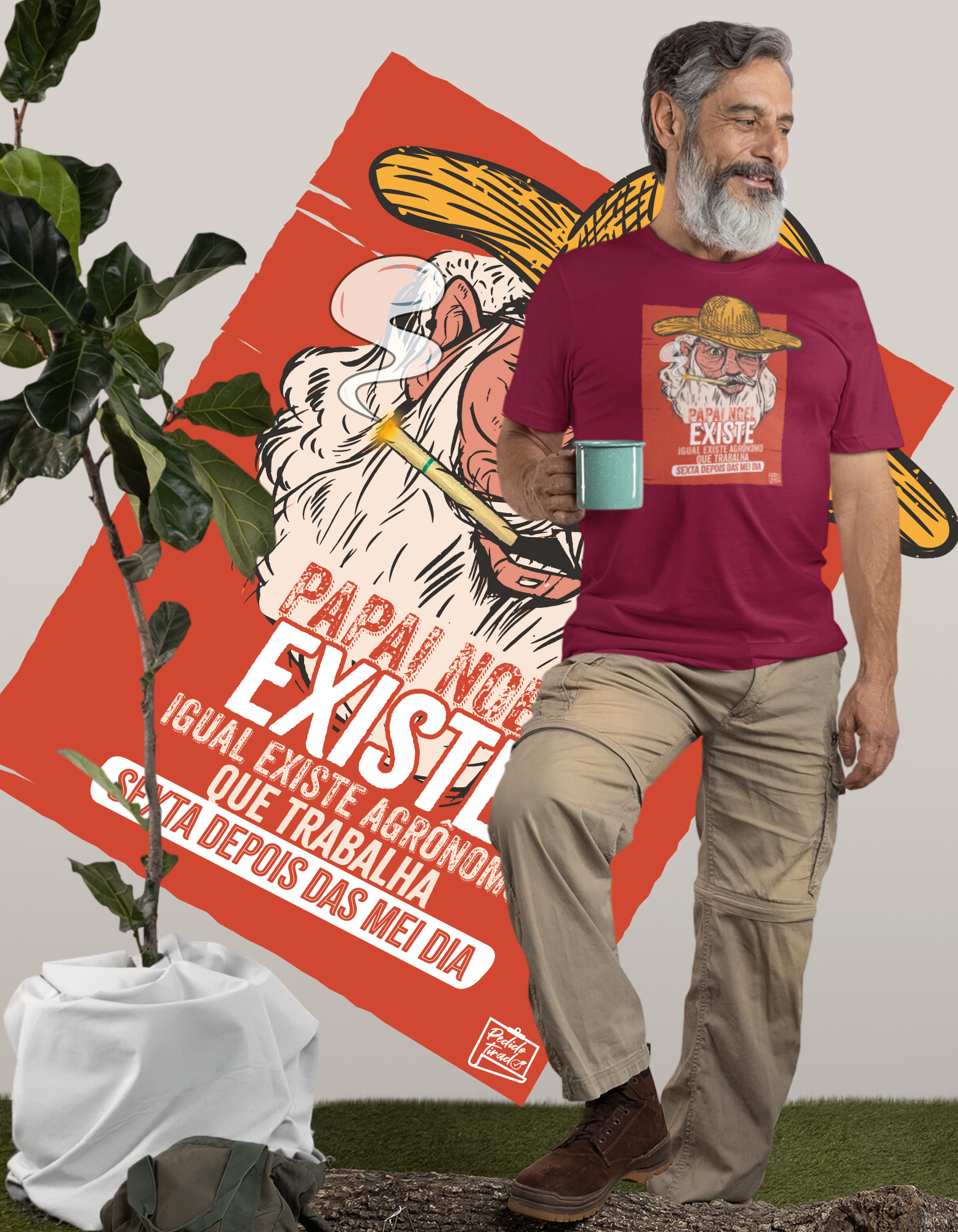 Camiseta PAPAI NOEL EXISTE