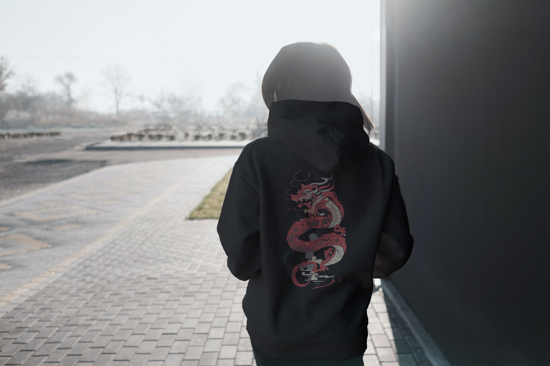 Moletom Dragão Chinês C/Zíper 