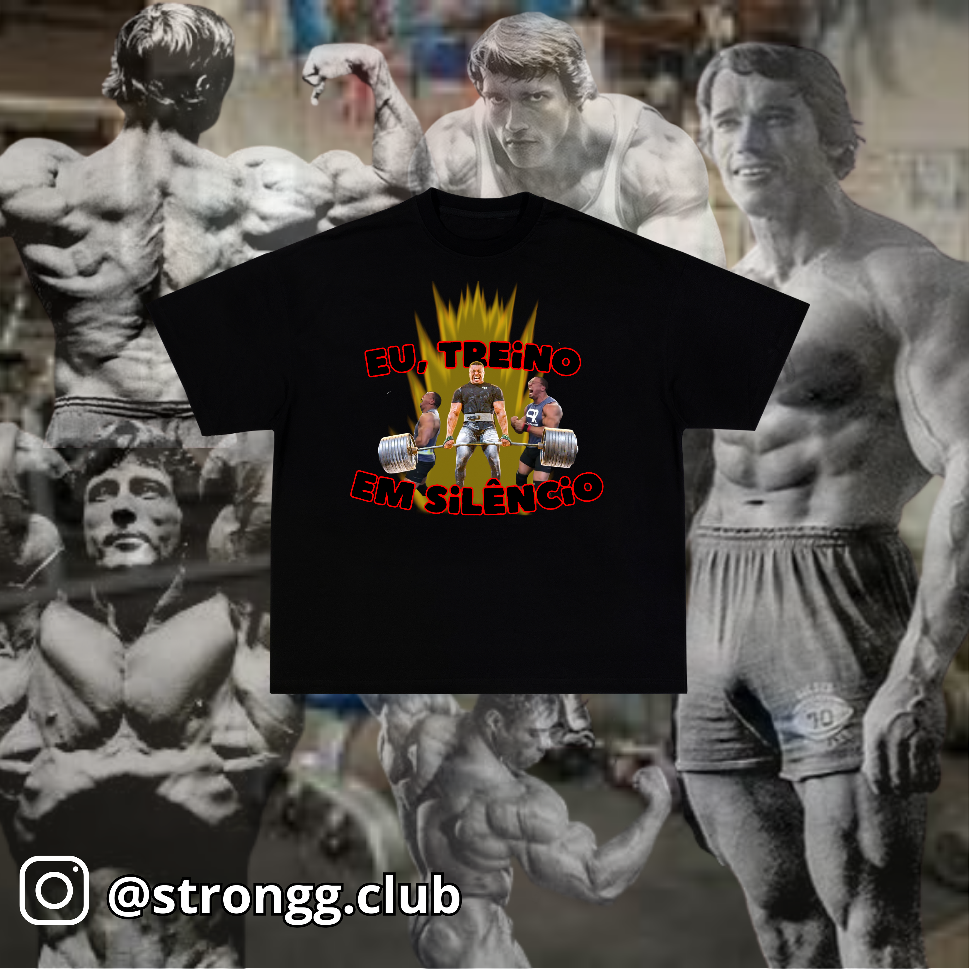 Camiseta Larry Wells (eu, treino em silêncio)