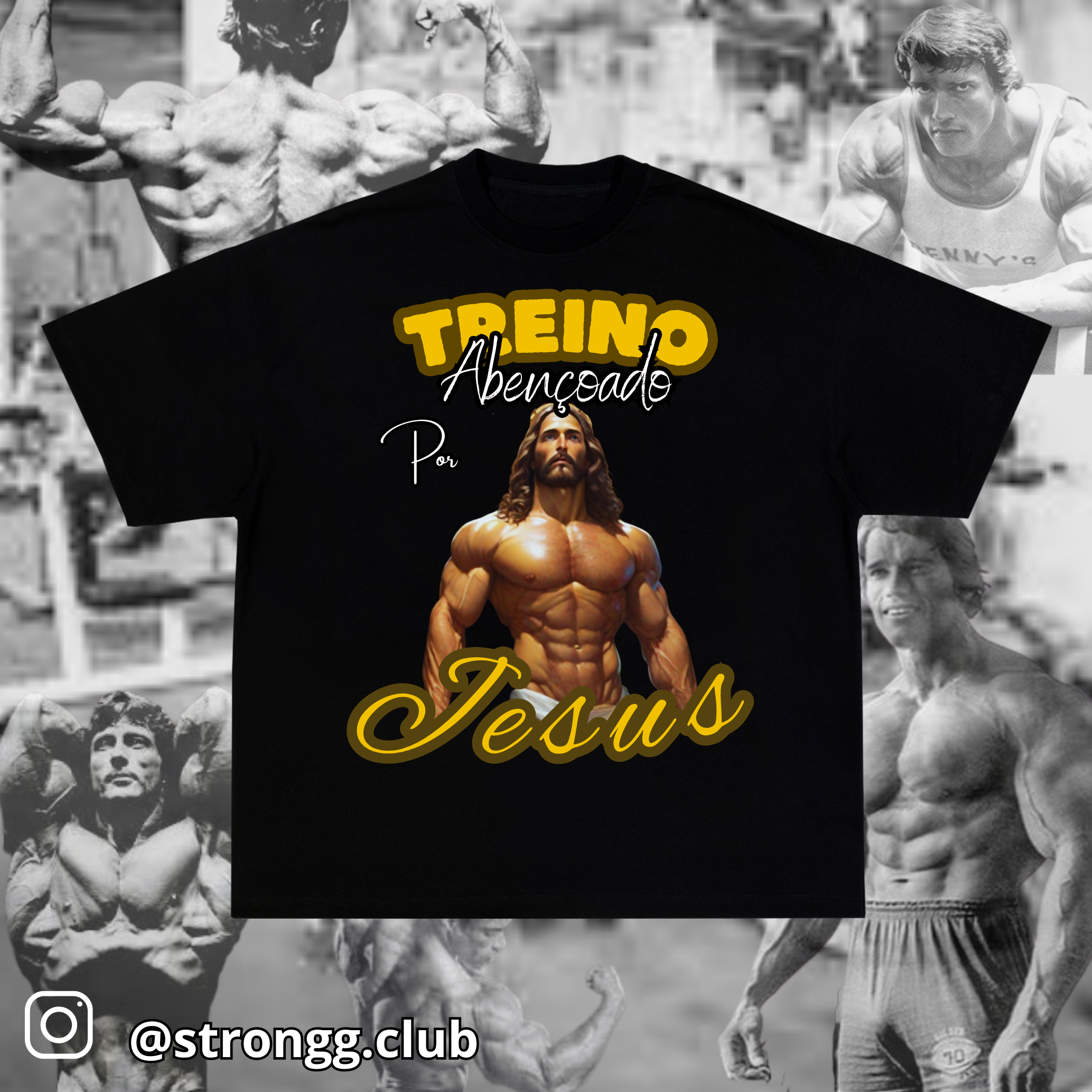 Camiseta (Treino abençoado por Jesus)