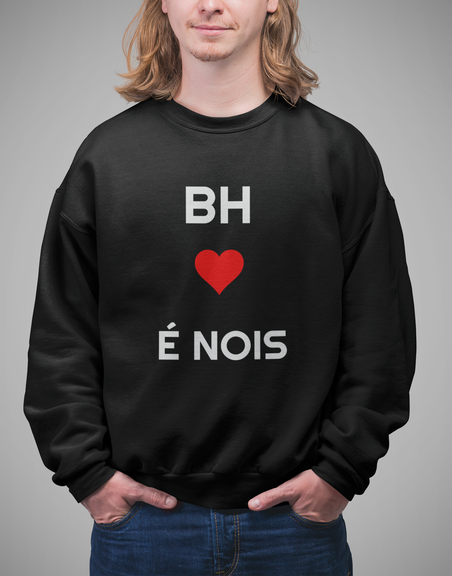 Moletom Gola Careca BH É Nois